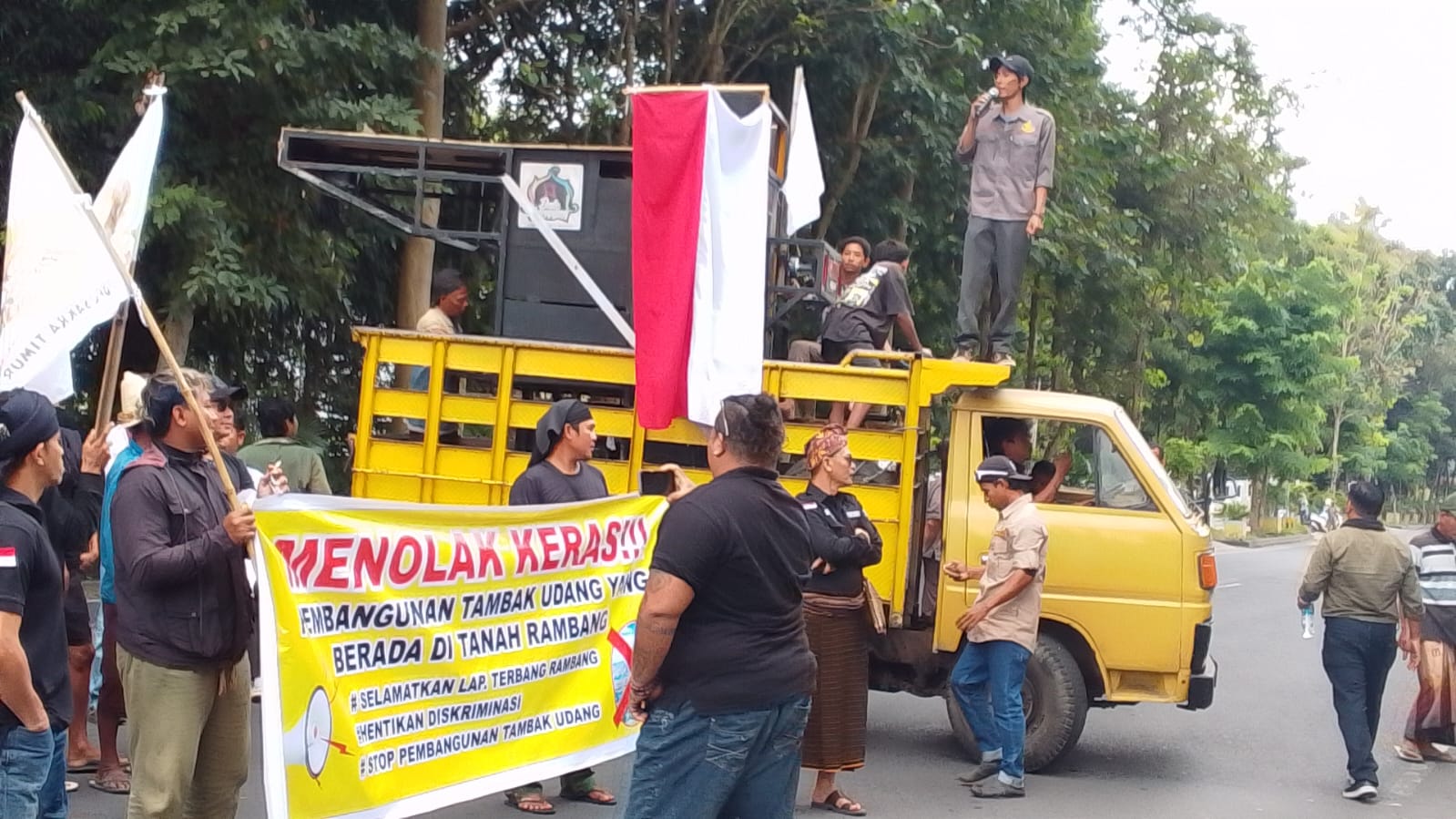 Ormas Ganas Turun ke Jalan, Meminta Perusahaan Tambak Udang Rambang agar Ditutup
