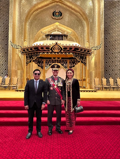 Moment Wirang Birawa Bertemu Sultan Hassanal Bolkiah Menjadi Tamu Kehormatan Istana
