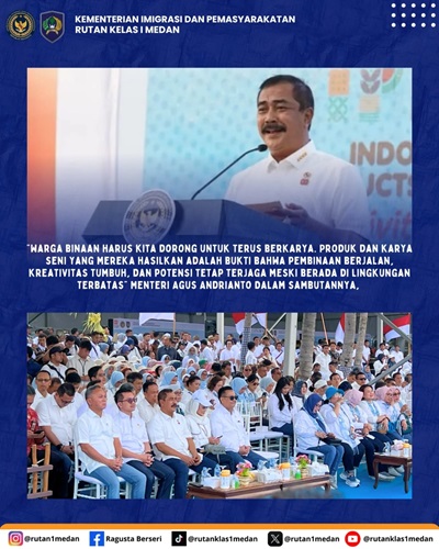 IPPAFest 2025 Dibuka, Unjuk Karya Inovatif Warga Binaan dari Seluruh Nusantara