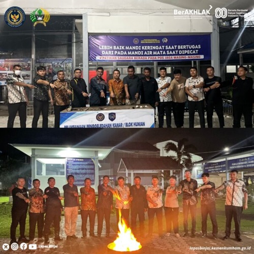 Lapas Binjai Gelar Razia Rutin sebagai Langkah Antisipasi Gangguan Kamtib