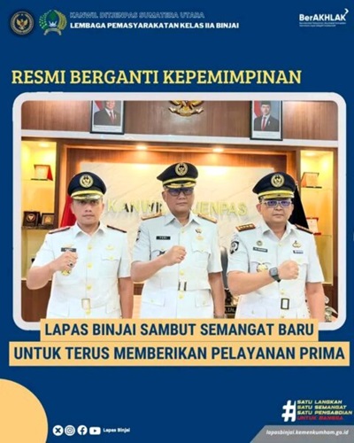 Lapas Binjai Perkuat Tekad Hadirkan Pelayanan Prima Lewat Semangat Baru